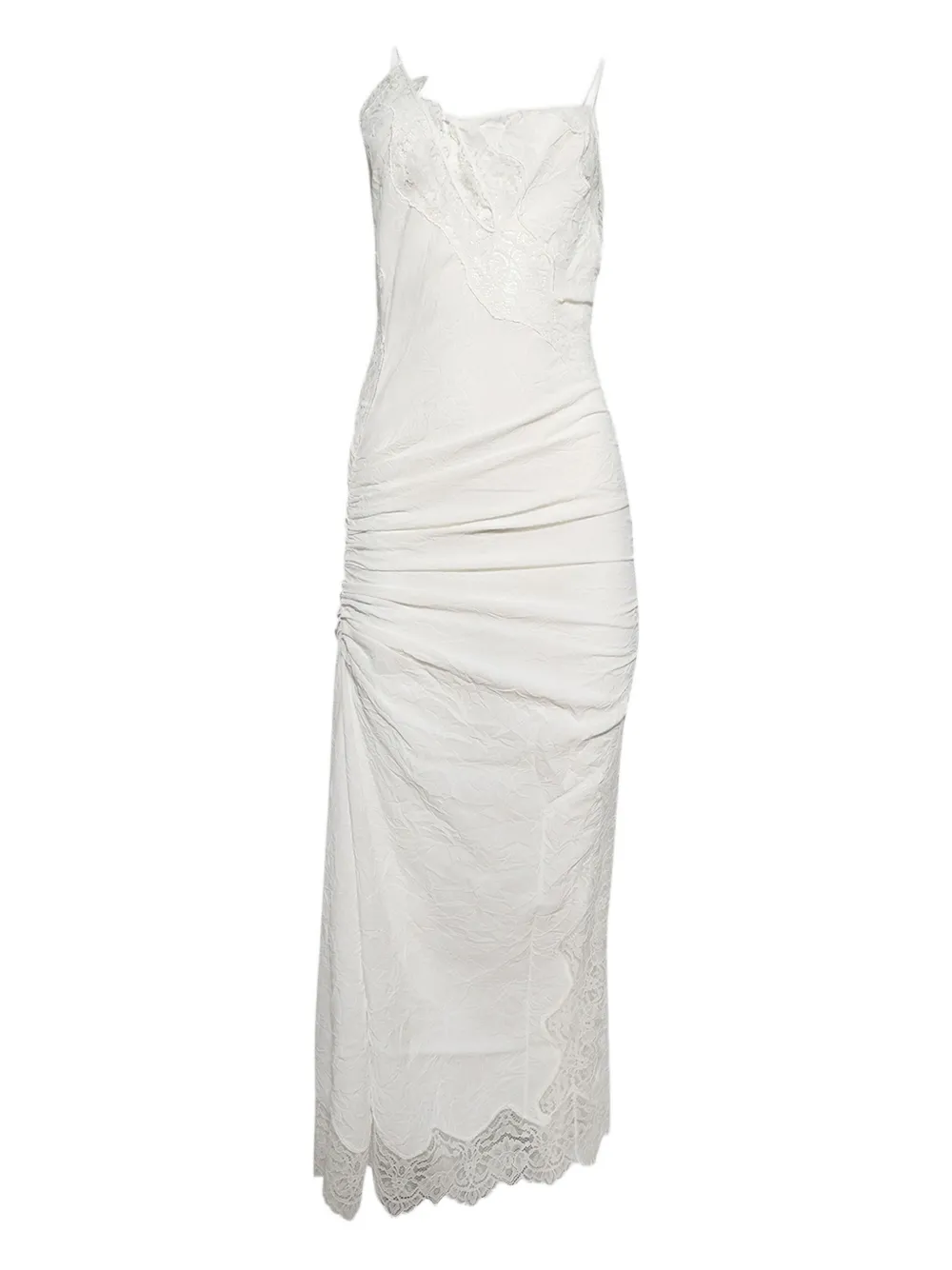 Платье на бретелях с кружевом Christopher Esber, белый
Платье на бретелях с кружевом Christopher Esber, белый