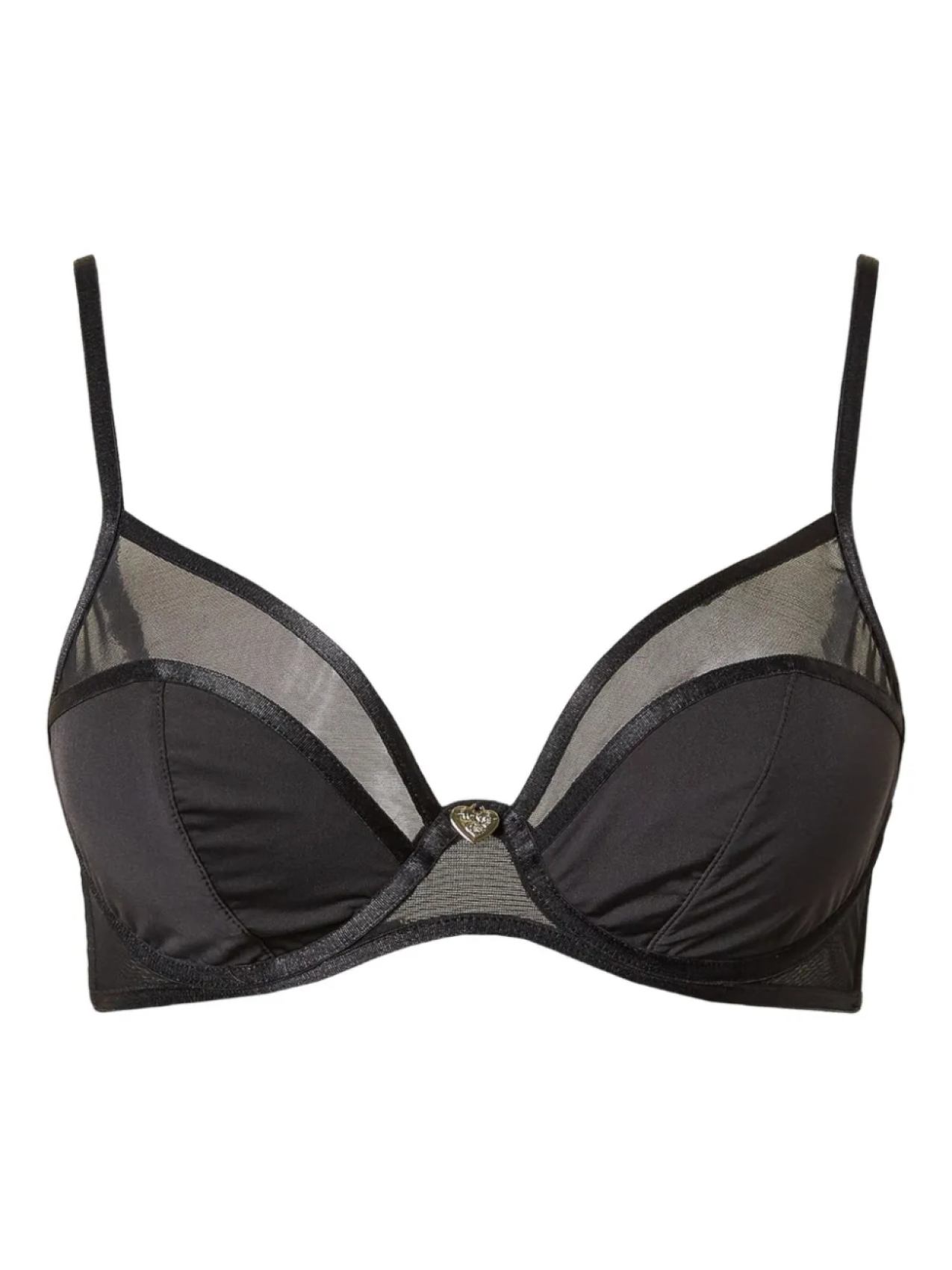 Бюстгальтер с сетчатыми вставками TWINSET, черный
Бюстгальтер с сетчатыми вставками TWINSET, черный