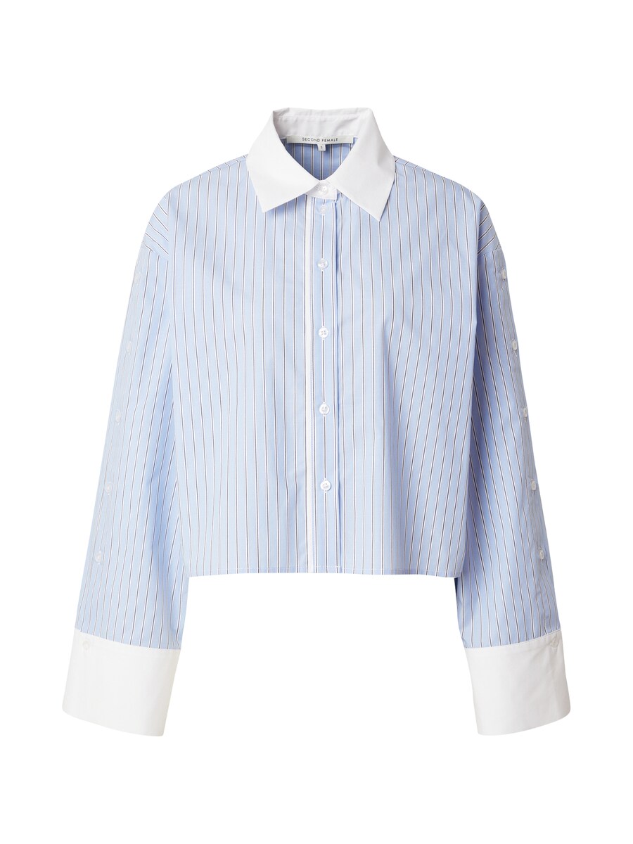 Блуза SECOND FEMALE Alanis, светло-синий 
Блуза SECOND FEMALE Alanis, светло-синий