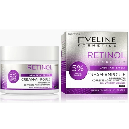 Ночной крем Retinol Therapy 5% Repair Complex New Skin Effect Eveline Cosmetics
Ночной крем Retinol Therapy 5% Repair Complex New Skin Effect Eveline Cosmetics