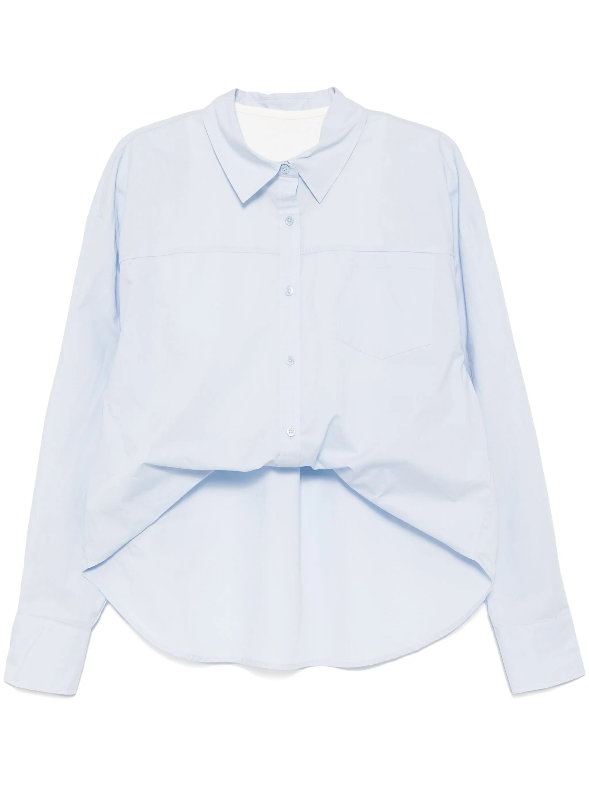 Рубашка асимметричного кроя B+Ab, синий
Рубашка асимметричного кроя B+Ab, синий