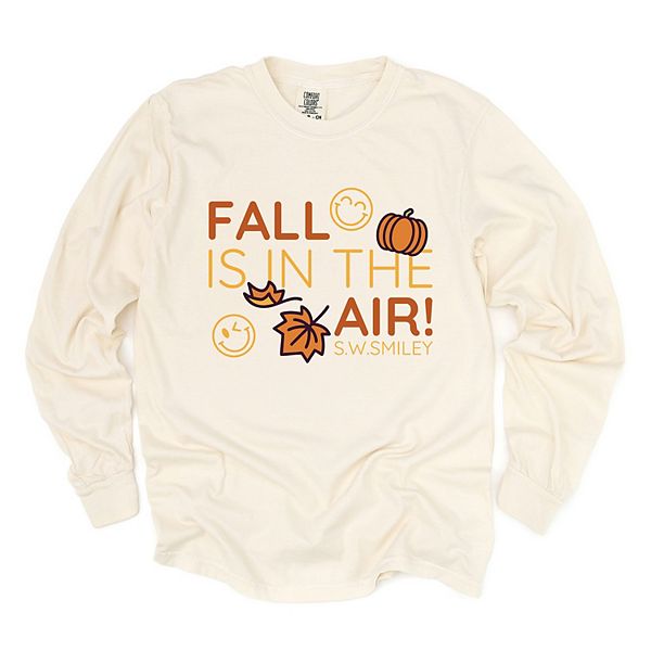 SWSmiley fall is in the air - женская футболка с длинным рукавом и принтом, окрашенная в стиле garment dyed Simply Sage Market, Ivory, Зеленый, SWSmiley fall is in the air - женская футболка с длинным рукавом и принтом, окрашенная в стиле garment dyed Sim
SWSmiley fall is in the air - женская футболка с длинным рукавом и принтом, окрашенная в стиле garment dyed Simply Sage Market, Ivory, Зеленый, SWSmiley fall is in the air - женская футболка с длинным рукавом и принтом, окрашенная в стиле garment dyed Sim