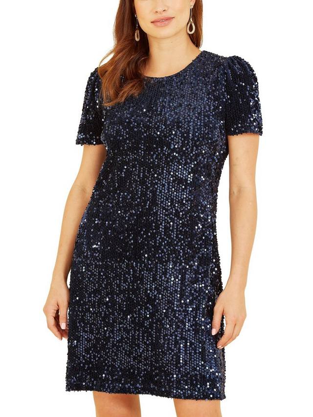 Мини-платье-туника с пайетками mela Yumi, темно-синий
Мини-платье-туника с пайетками mela Yumi, темно-синий