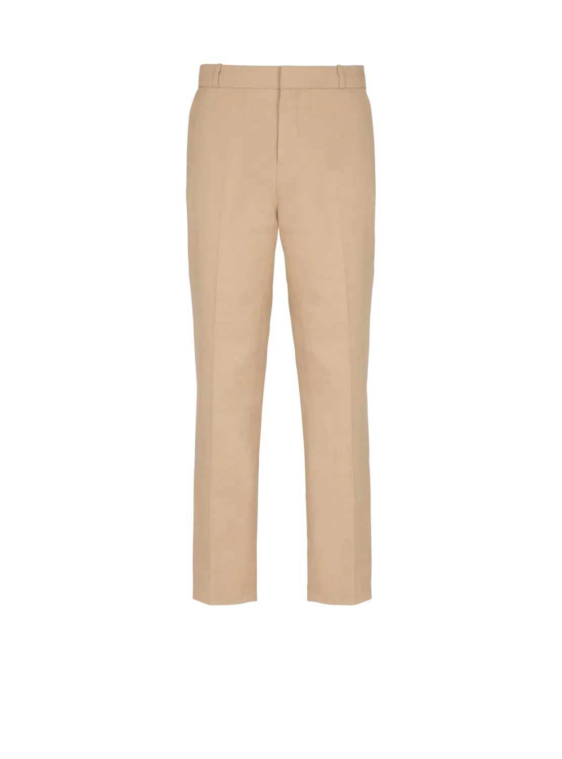 Прямые брюки из холщовой ткани на заказ Balmain, бежевый
Прямые брюки из холщовой ткани на заказ Balmain, бежевый