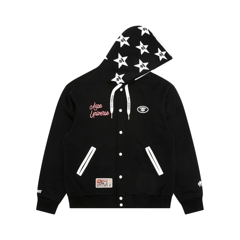 By *A Bathing APE Moonface Bomber Jacket Aape, черный
By *A Bathing APE Moonface Bomber Jacket Aape, черный
