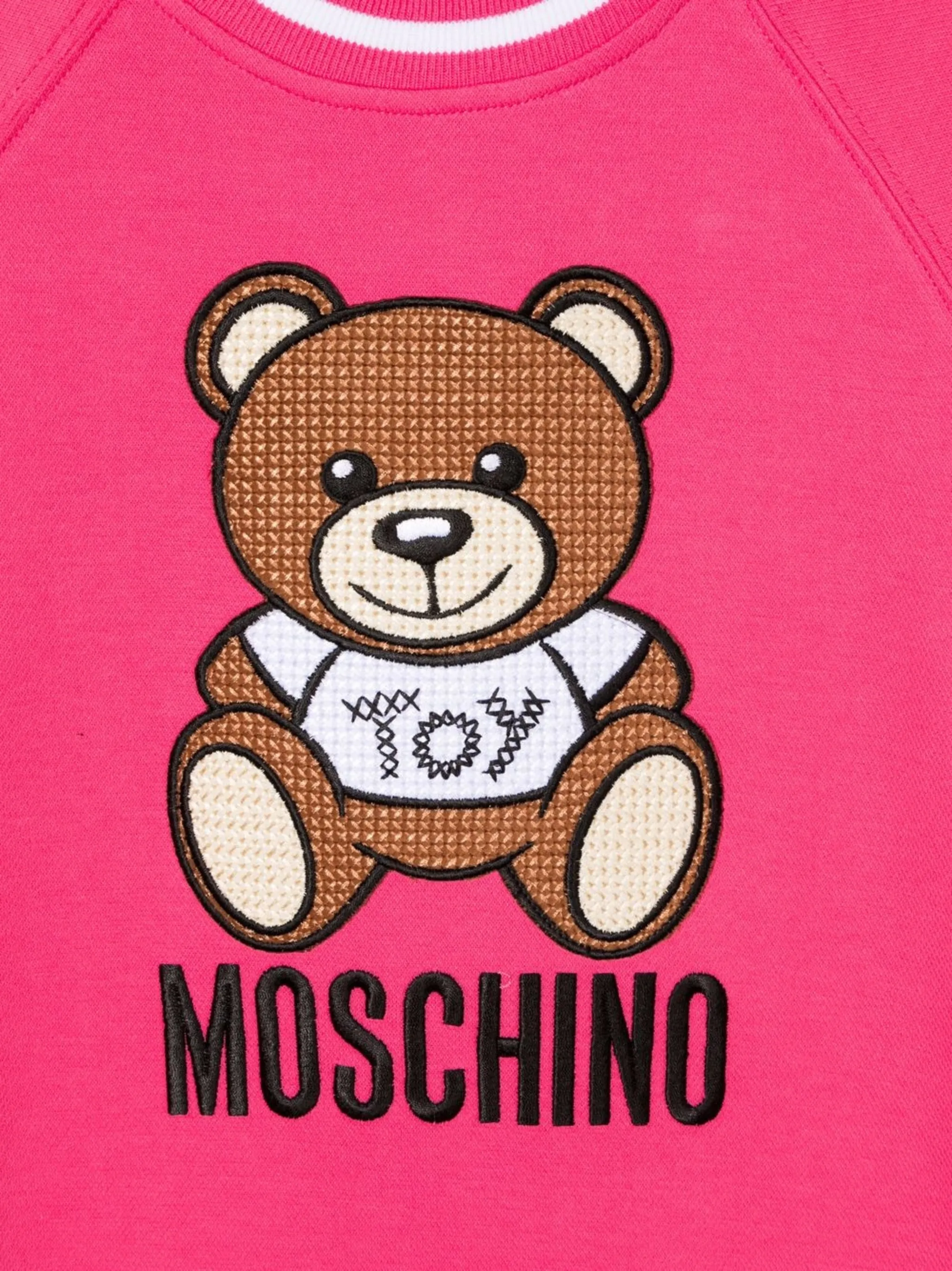 Платье-толстовка с короткими рукавами и логотипом Teddy Moschino Kids, розовый
Платье-толстовка с короткими рукавами и логотипом Teddy Moschino Kids, розовый