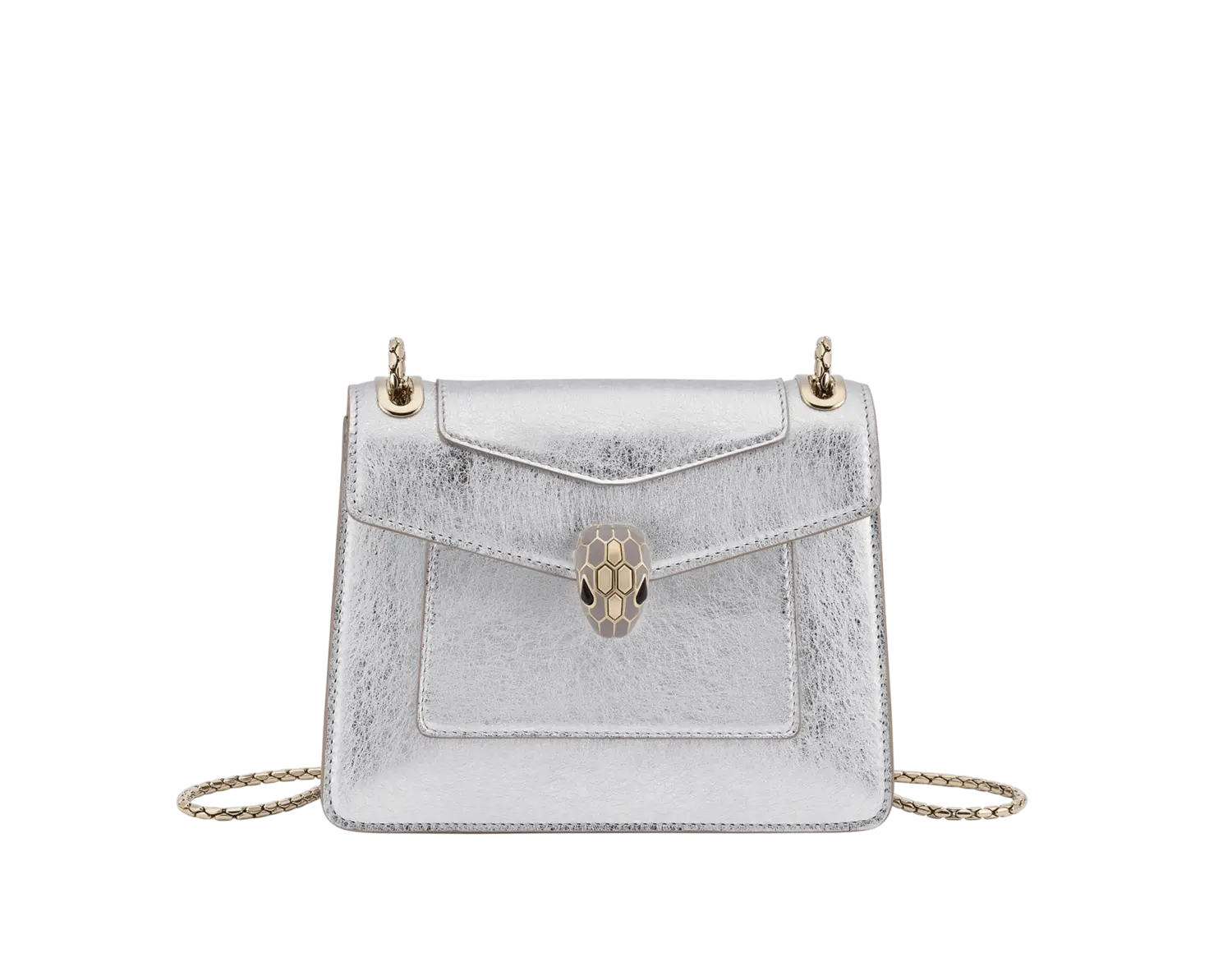 Сумка через плечо Serpenti forever для дневного и вечернего ношения Bvlgari, серебряный
Сумка через плечо Serpenti forever для дневного и вечернего ношения Bvlgari, серебряный