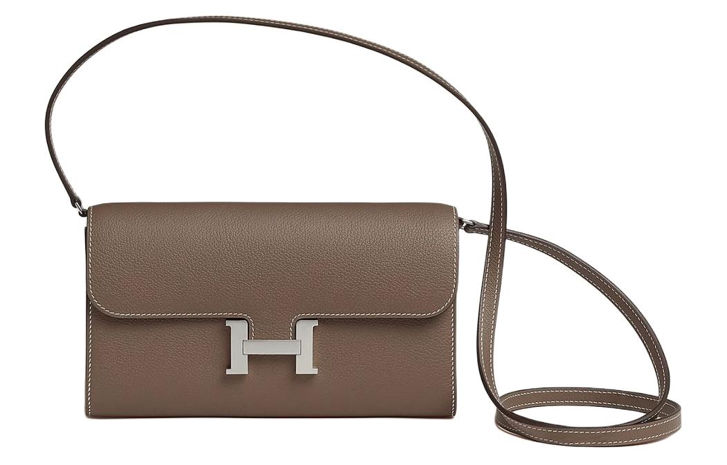 HERMES Кошелек Constance To Go из телячьей кожи Evercolor, сумка через плечо и на руку для женщин, 18, цвет ÉToupe Elephant Gray
HERMES Кошелек Constance To Go из телячьей кожи Evercolor, сумка через плечо и на руку для женщин, 18, цвет ÉToupe Elephant Gray