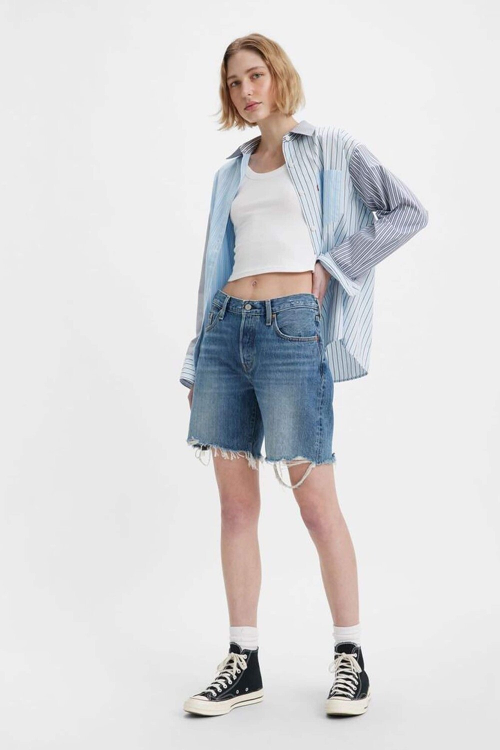 Джинсовые шорты 501 90-е Levi'S, мультиколор
Джинсовые шорты 501 90-е Levi'S, мультиколор