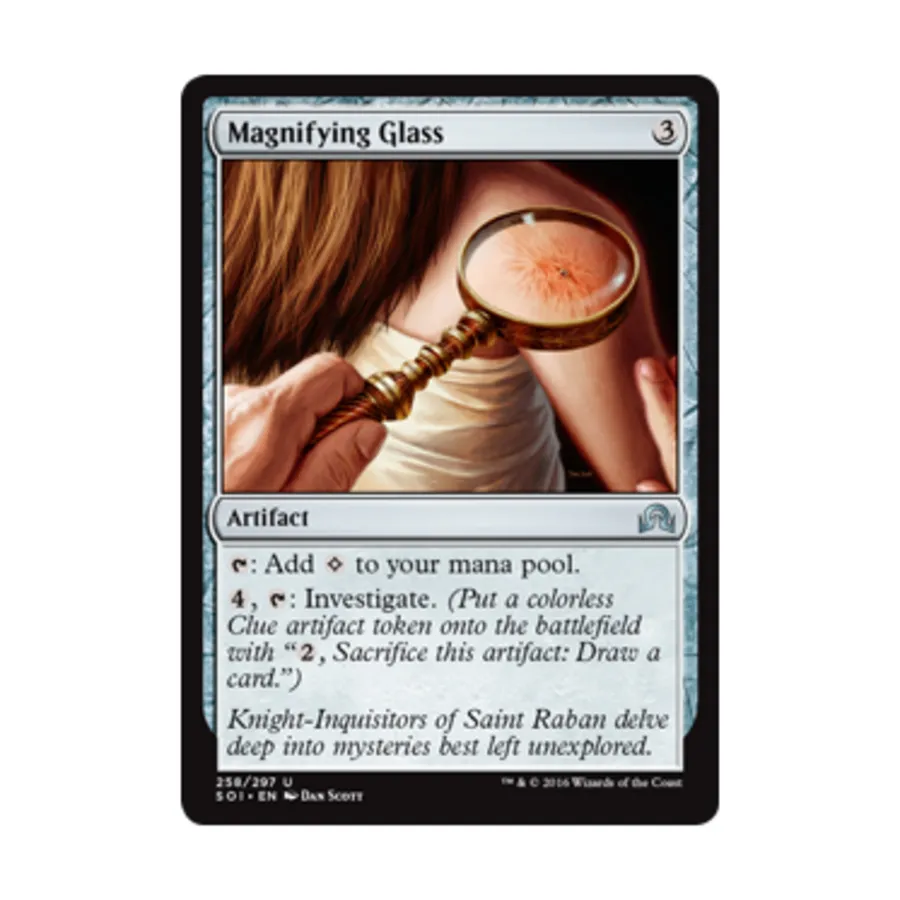CCG Увеличительное стекло (U), MTG - Shadows Over Innistrad
CCG Увеличительное стекло (U), MTG - Shadows Over Innistrad
