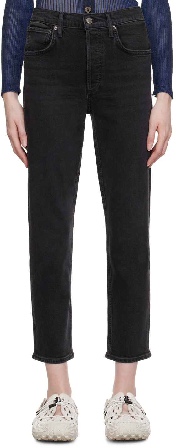 Черные джинсы AGOLDE Riley
Черные джинсы AGOLDE Riley