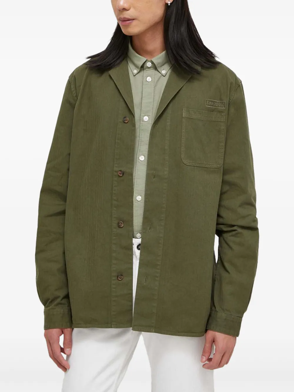 Рубашка с вышитым логотипом Les Deux, зеленый
Рубашка с вышитым логотипом Les Deux, зеленый