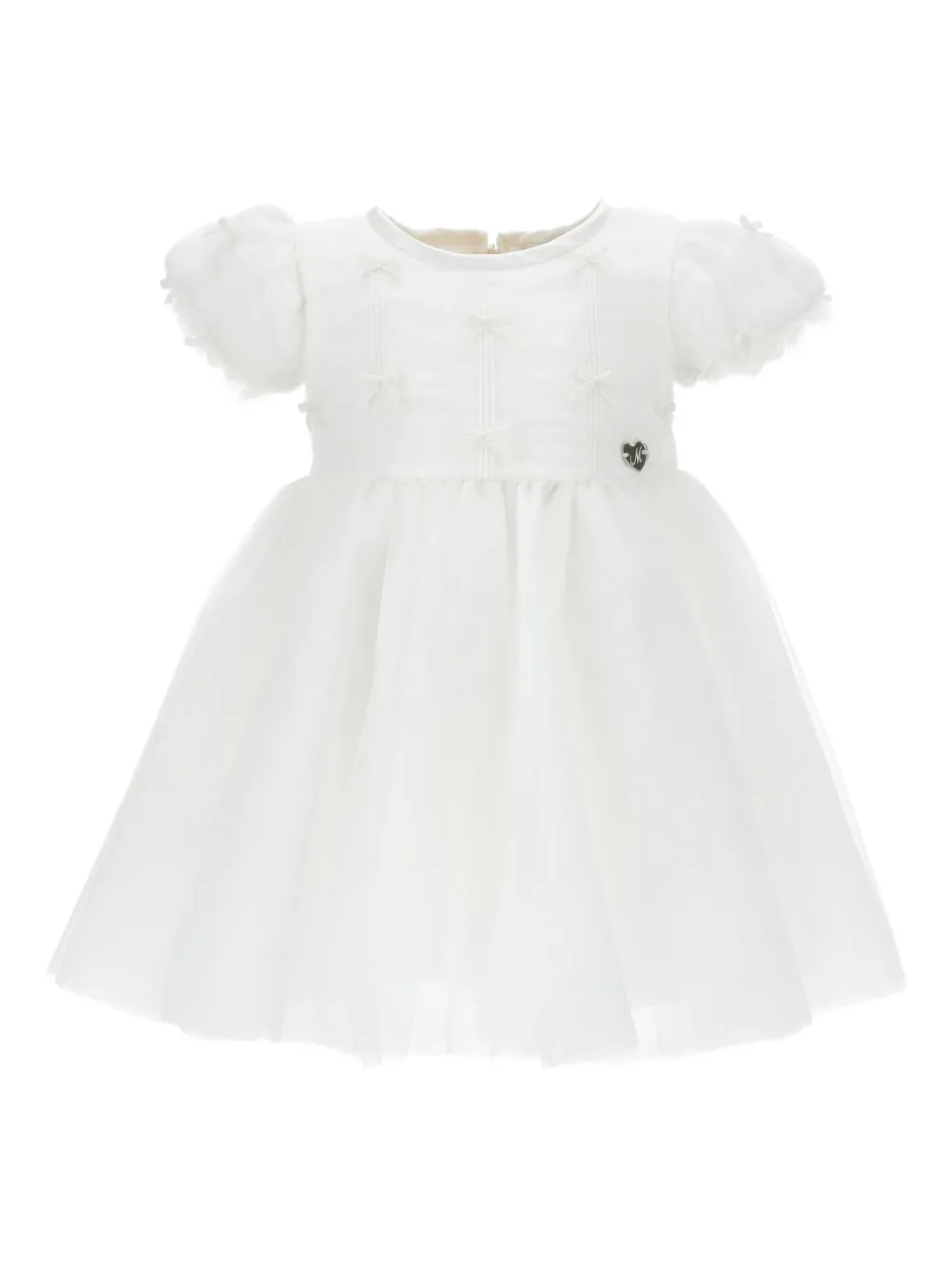 Платье с объемными рукавами и вышивкой Monnalisa, белый
Платье с объемными рукавами и вышивкой Monnalisa, белый