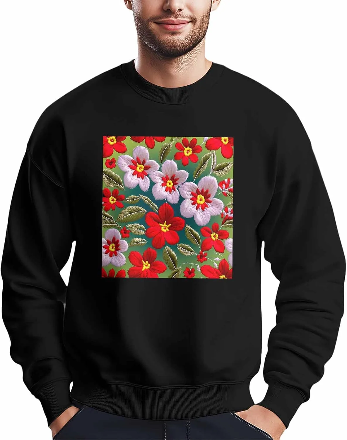 Мужской свитшот с цветочным принтом, красный Winvebermior
Мужской свитшот с цветочным принтом, красный Winvebermior