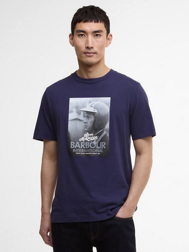 Хлопковая футболка с международным принтом Barbour, Royal Blue
Хлопковая футболка с международным принтом Barbour, Royal Blue