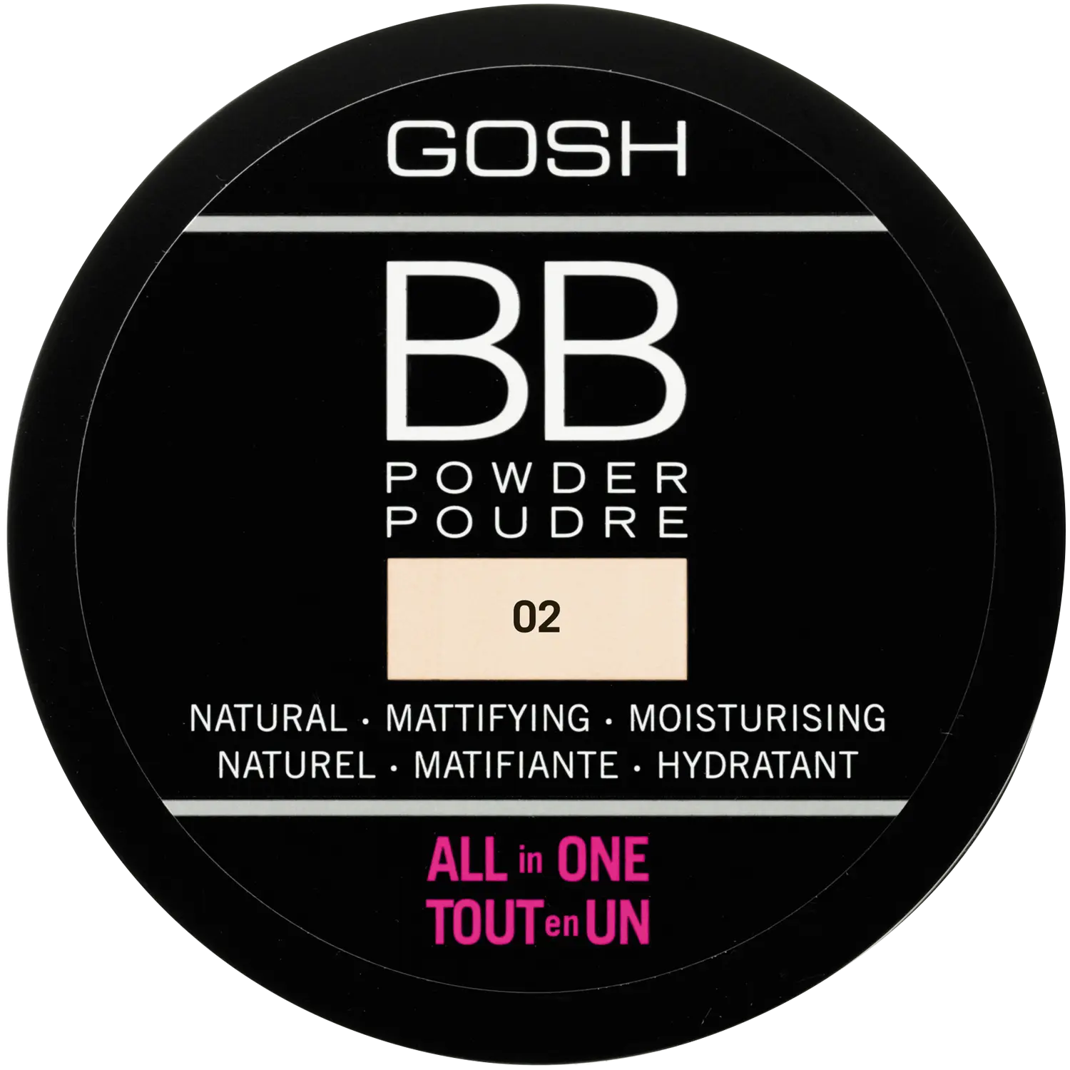 Пудра для лица песчаник 02 Gosh Bb, 6,5 гр
Пудра для лица песчаник 02 Gosh Bb, 6,5 гр