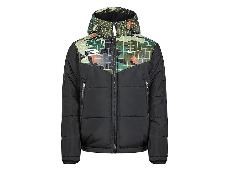 Куртка-пуховик Nike 3BRAND Stadium для мальчиков, черная, с длинными рукавами и полной застежкой-молнией, GBO46
Куртка-пуховик Nike 3BRAND Stadium для мальчиков, черная, с длинными рукавами и полной застежкой-молнией, GBO46