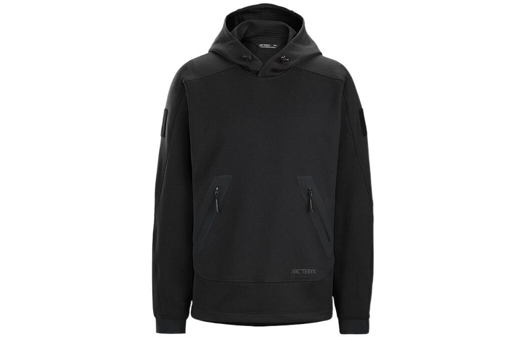 Толстовка мужская Arcteryx с карманами на молнии, черный 
Толстовка мужская Arcteryx с карманами на молнии, черный