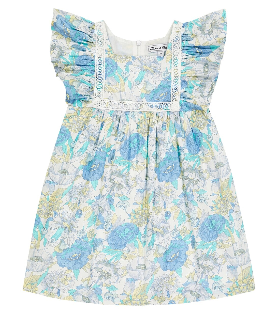 Хлопковое платье Tartine et Chocolat, синий 
Хлопковое платье Tartine et Chocolat, синий