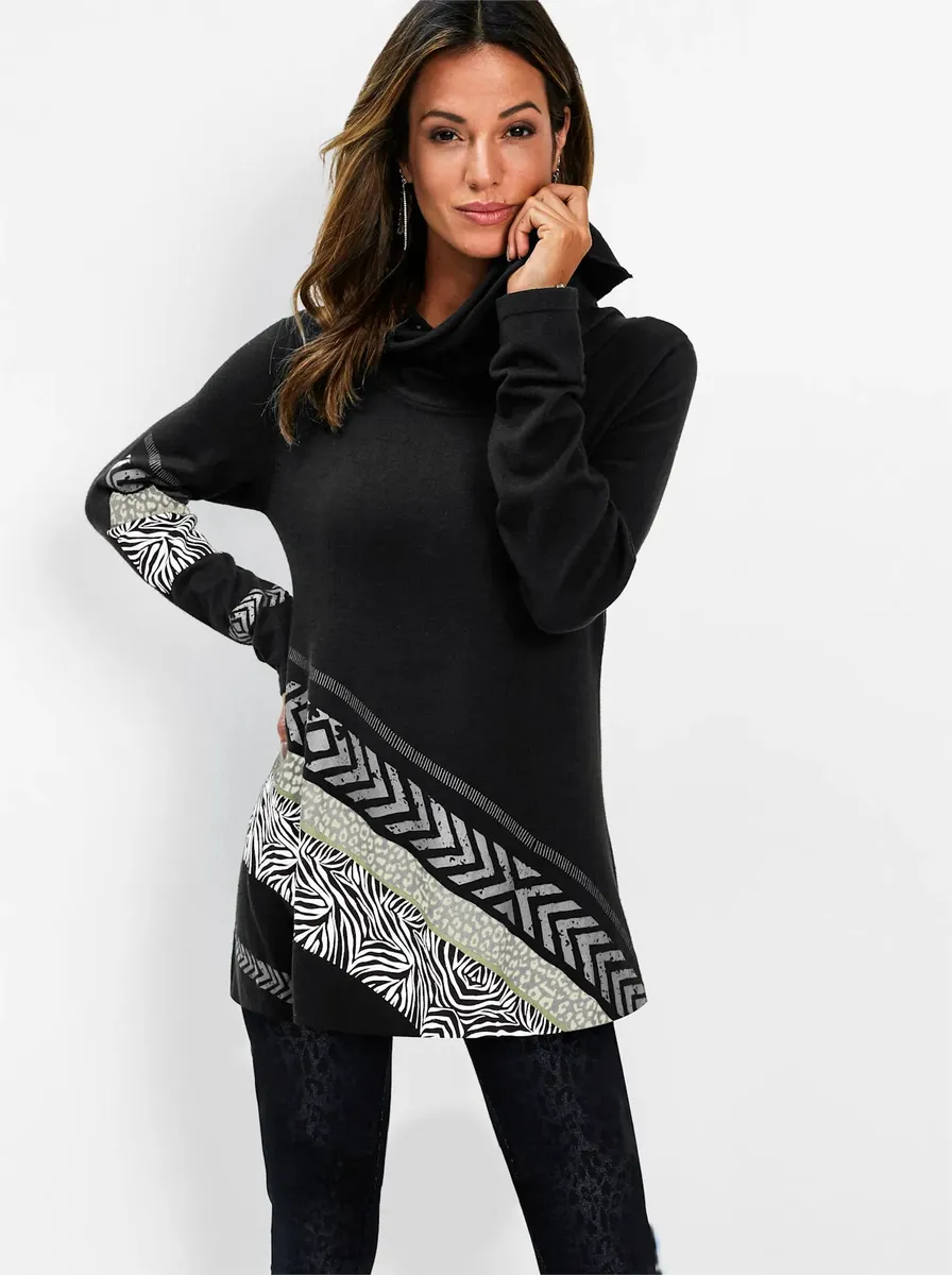 Creation L водолазка "Пуловер", черно-белый
Creation L водолазка "Пуловер", черно-белый