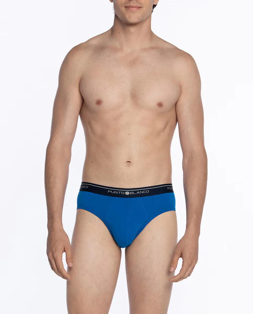 Набор из 3 классических трусов Punto Blanco, синий
Набор из 3 классических трусов Punto Blanco, синий