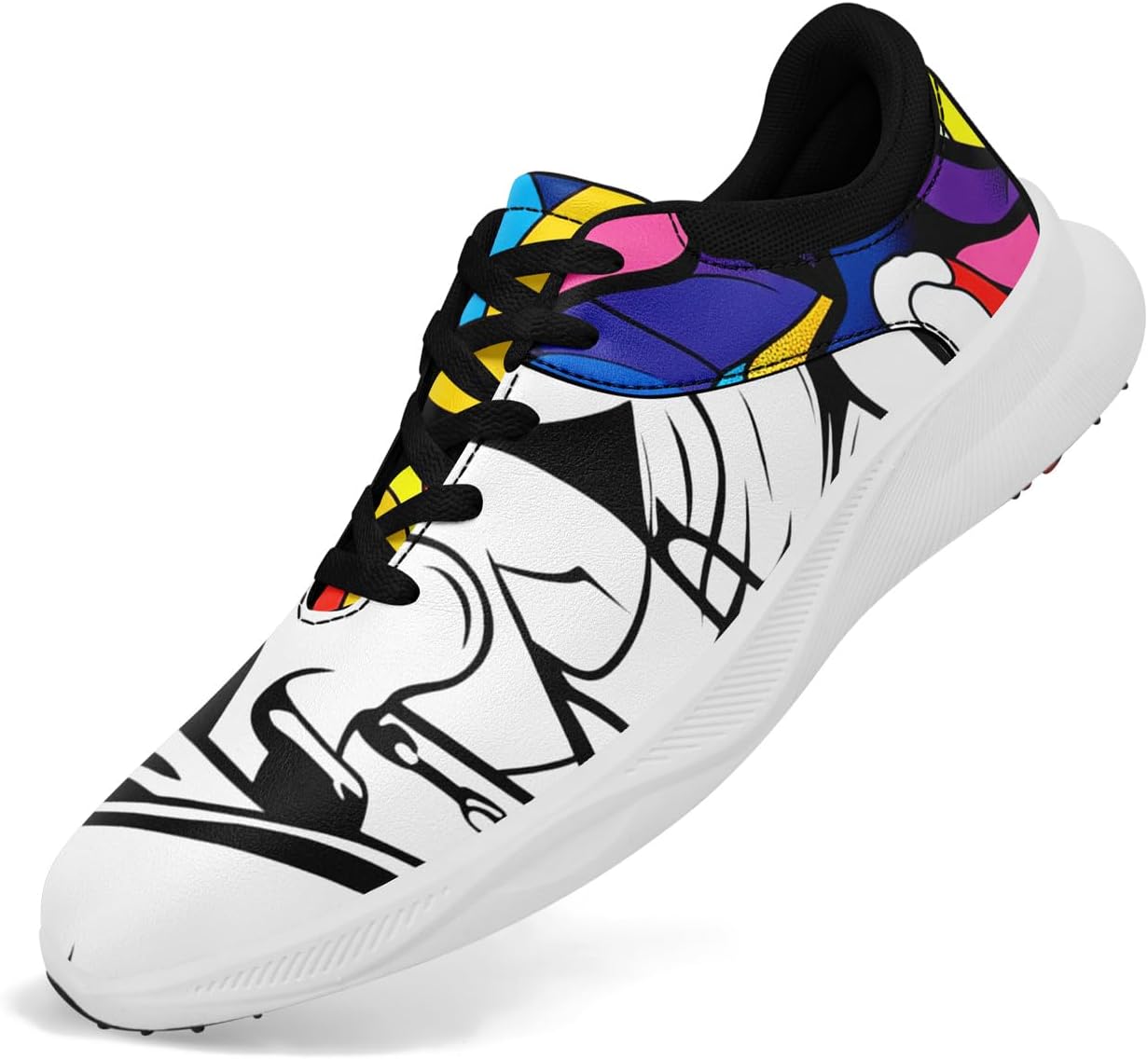 Гольф-кроссовки Graffiti для мужчин и женщин, без шипов, водонепроницаемые, широкие, наружная воздушная подошва, уличные, противоскользящие, удобные спортивные обувь Coolcustomize, White-blue-b
Гольф-кроссовки Graffiti для мужчин и женщин, без шипов, водонепроницаемые, широкие, наружная воздушная подошва, уличные, противоскользящие, удобные спортивные обувь Coolcustomize, White-blue-b