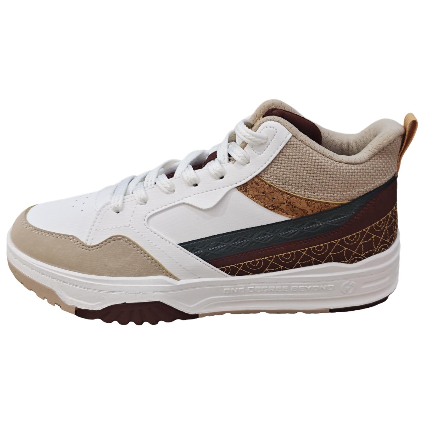 361° Износостойкие и легкие кроссовки для скейтбординга средней высоты, мужские, белые, коричневые
361° Износостойкие и легкие кроссовки для скейтбординга средней высоты, мужские, белые, коричневые