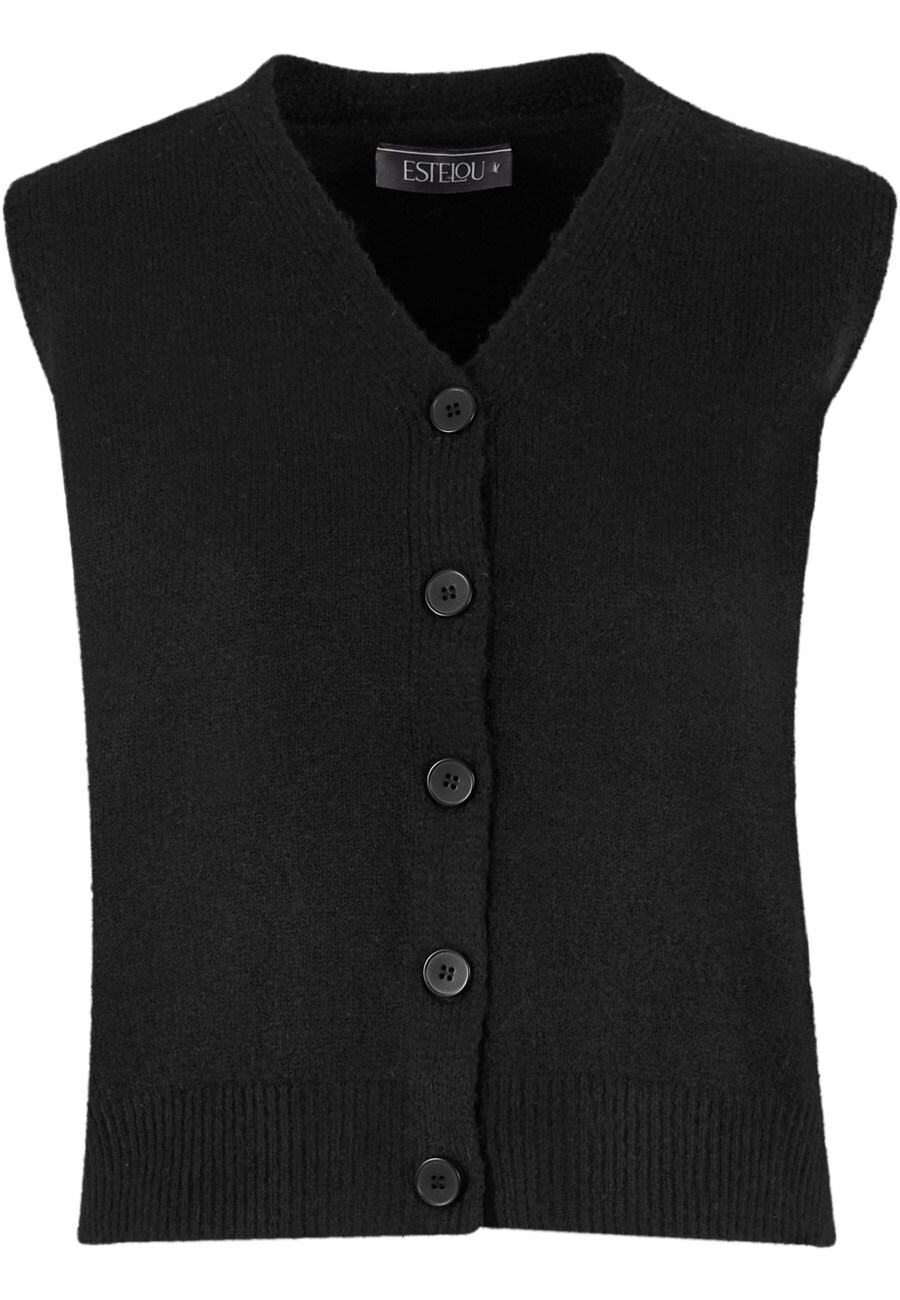 Вязаный жилет Urban Classics, черный
Вязаный жилет Urban Classics, черный