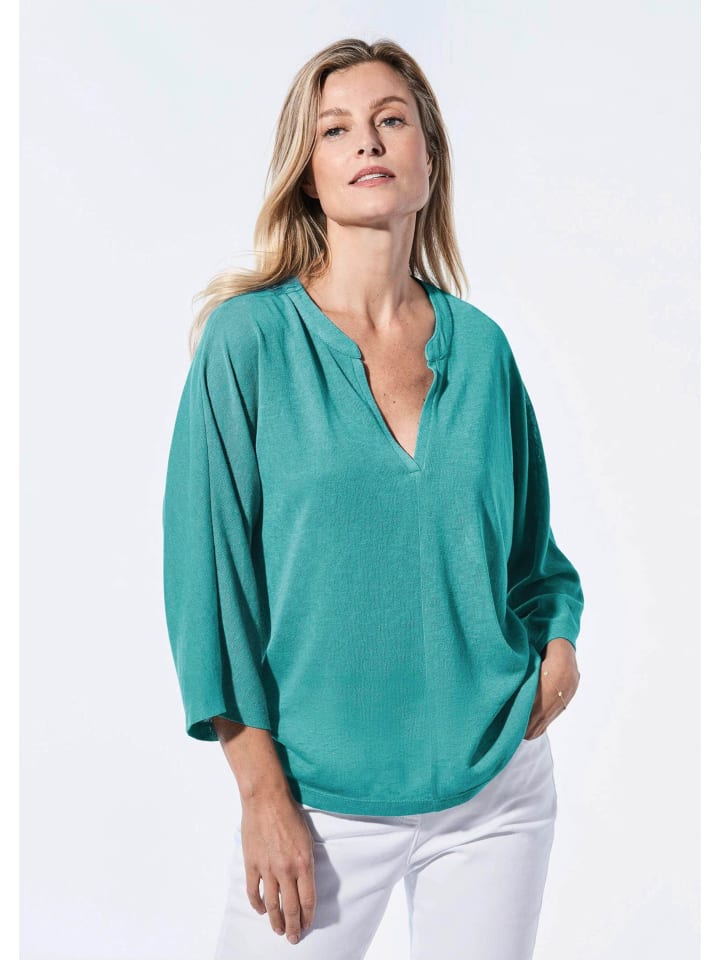 Рубашка под льняную ткань цвета эвкалипта GOLDNER
Рубашка под льняную ткань цвета эвкалипта GOLDNER