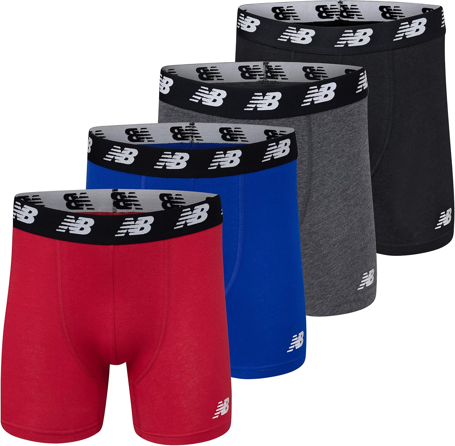 Мужские боксеры-трусы New Balance Velocity Cotton, легкие, дышащие, без лифчиков (3 шт.), Team Royal/Black/Team Red/Dark Heather Grey
Мужские боксеры-трусы New Balance Velocity Cotton, легкие, дышащие, без лифчиков (3 шт.), Team Royal/Black/Team Red/Dark Heather Grey