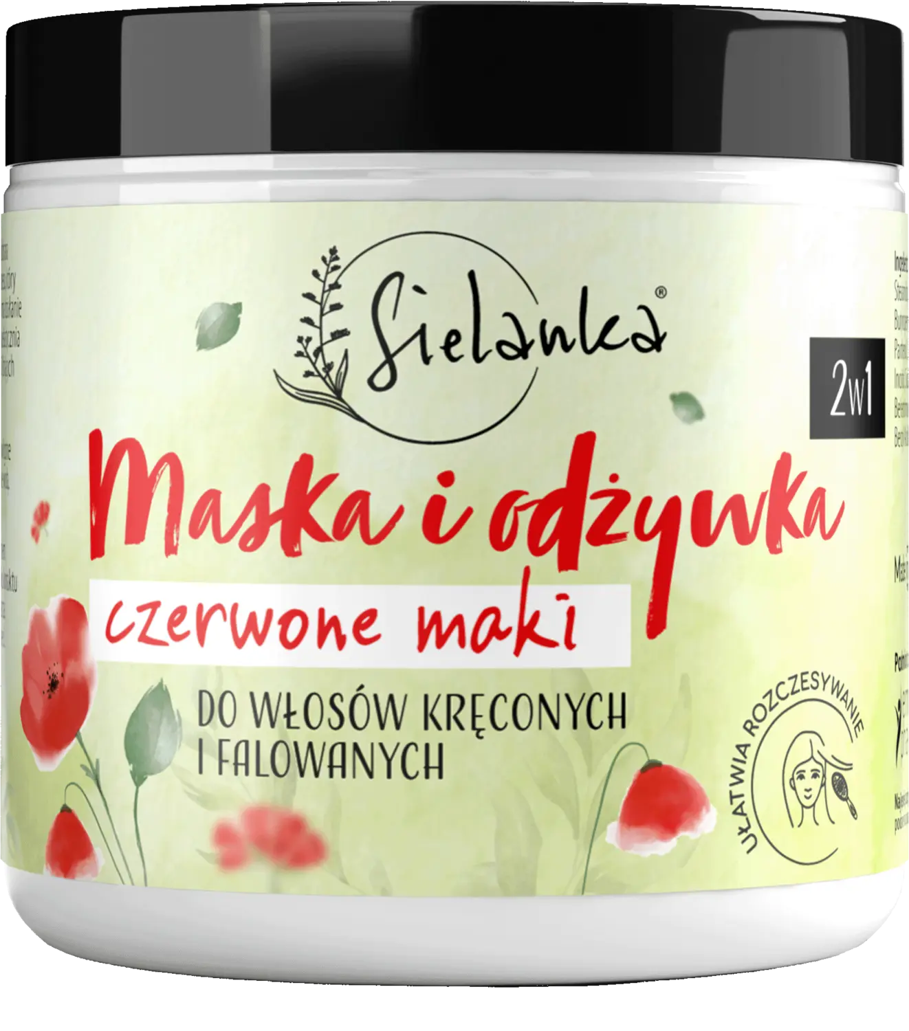 Маска и кондиционер 2в1 для вьющихся и волнистых волос Sielanka Czerwone Maki, 250 мл
Маска и кондиционер 2в1 для вьющихся и волнистых волос Sielanka Czerwone Maki, 250 мл