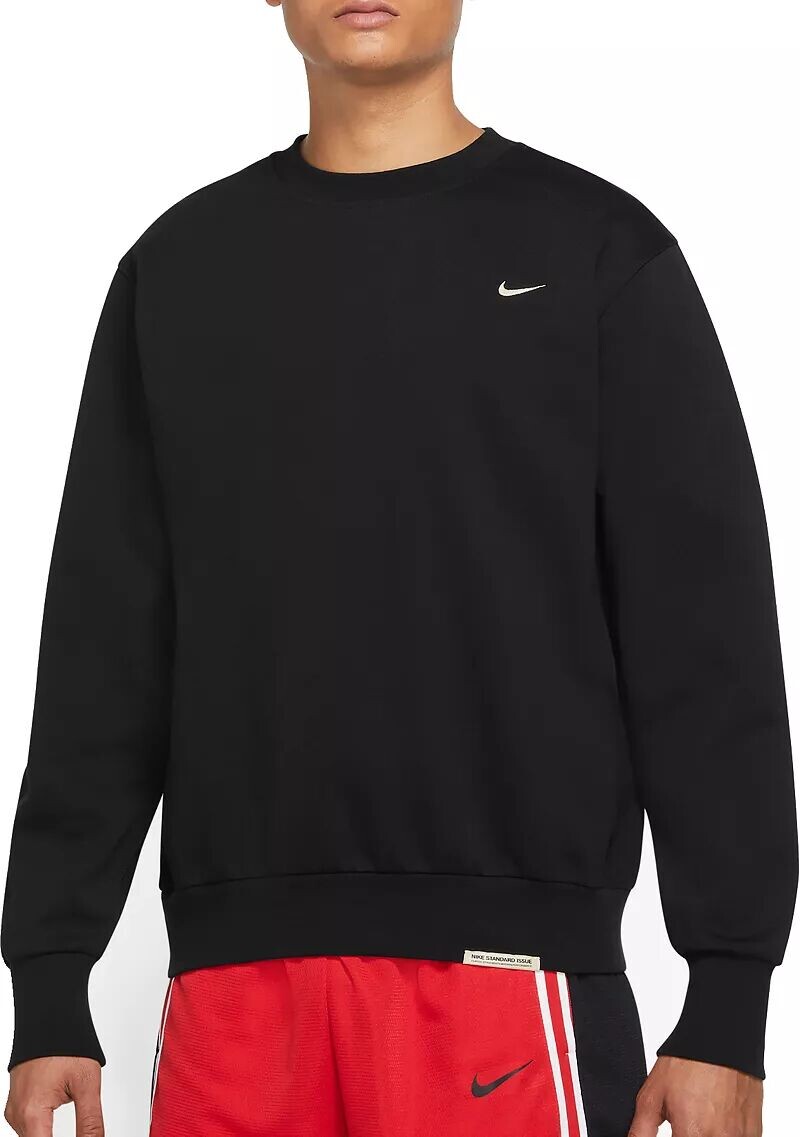 Мужская рубашка с круглым вырезом и длинными рукавами Nike Standard Issue, черный
Мужская рубашка с круглым вырезом и длинными рукавами Nike Standard Issue, черный