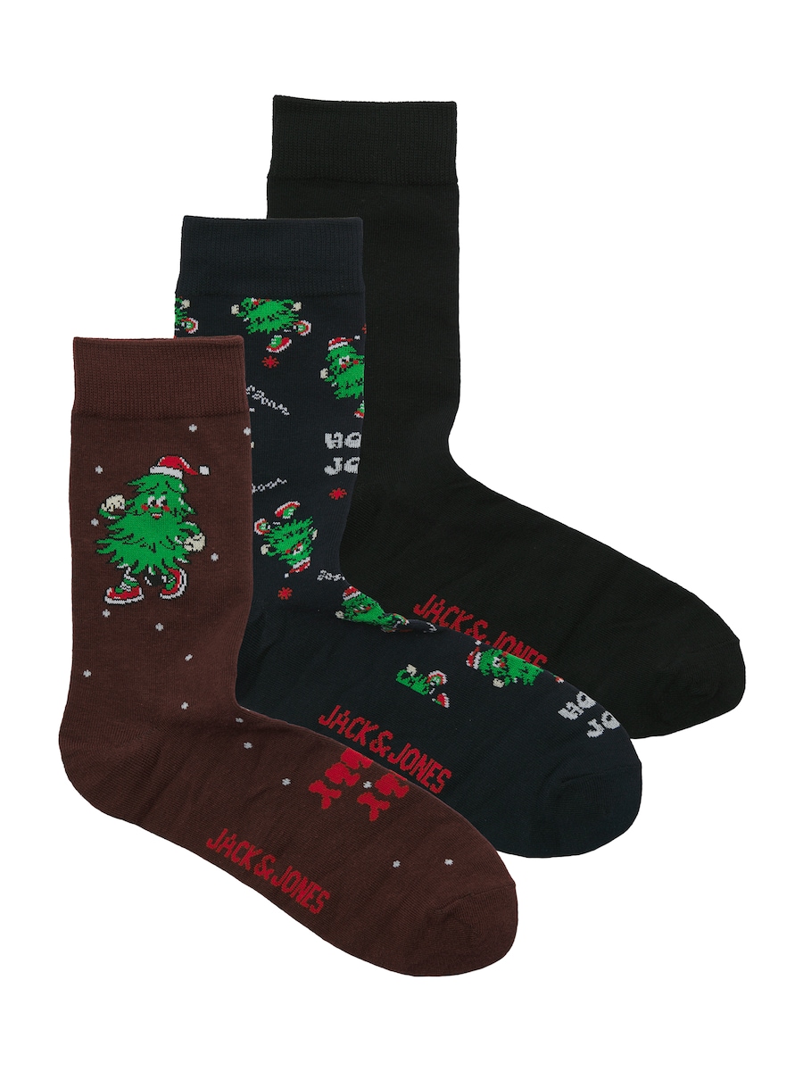 Носки JACK & JONES JACJOLLY XMAS TREE, темно-синий/цикламеновый/черный
Носки JACK & JONES JACJOLLY XMAS TREE, темно-синий/цикламеновый/черный