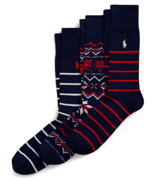 Носки мужские Polo Ralph Lauren с принтом 3 пары, синий
Носки мужские Polo Ralph Lauren с принтом 3 пары, синий