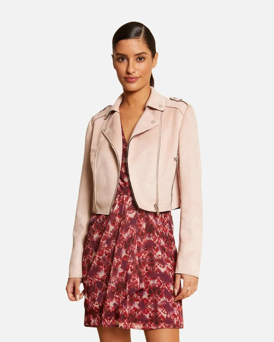 Женская прямая куртка с эффектом антилопы Morgan, розовый
Женская прямая куртка с эффектом антилопы Morgan, розовый