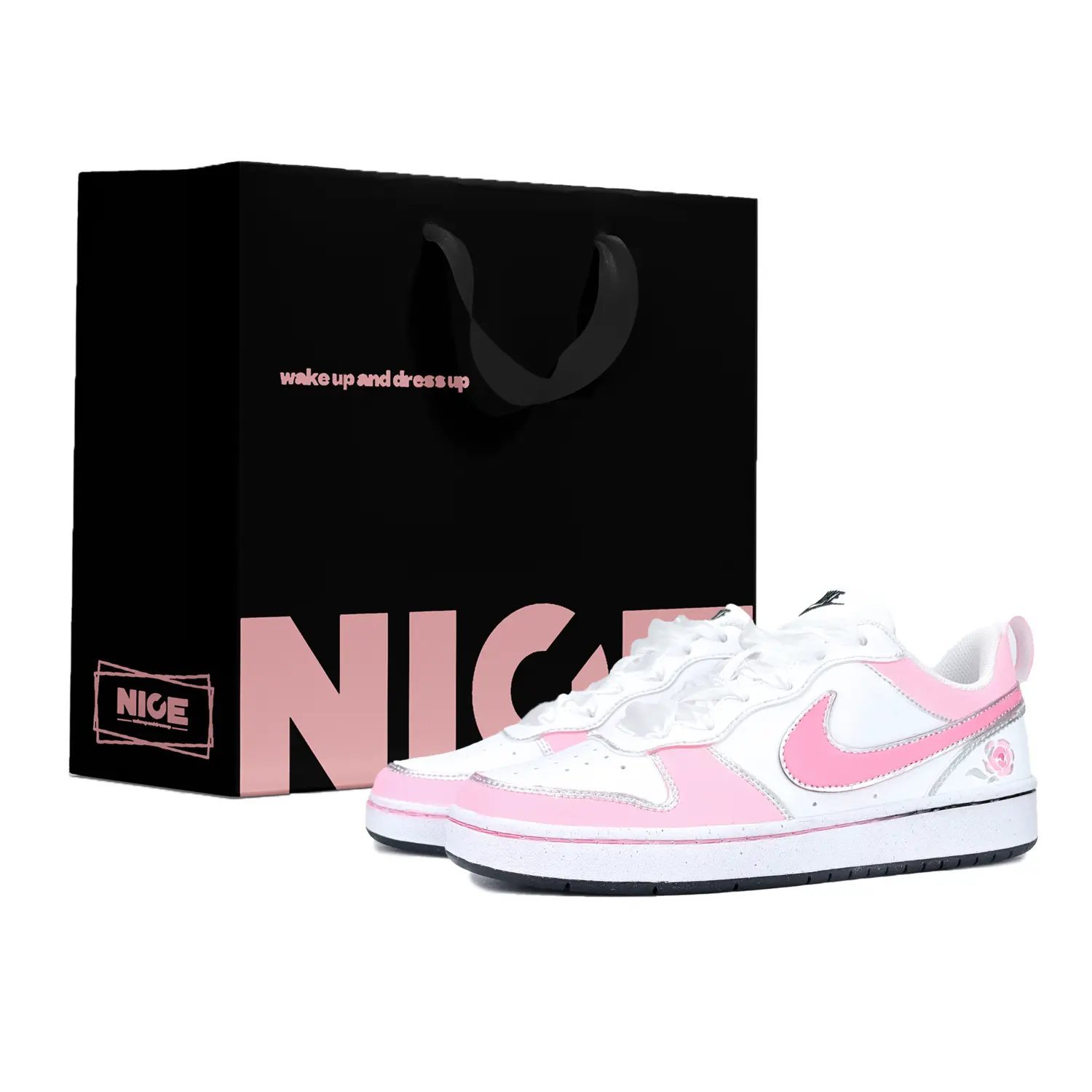 Детские низкие кроссовки для скейтбординга Court Borough Nike, розовый
Детские низкие кроссовки для скейтбординга Court Borough Nike, розовый