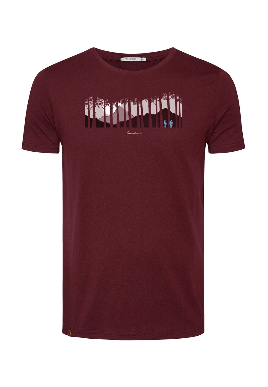 Рубашка GREENBOMB Nature Forest Couple, темно-красный
Рубашка GREENBOMB Nature Forest Couple, темно-красный