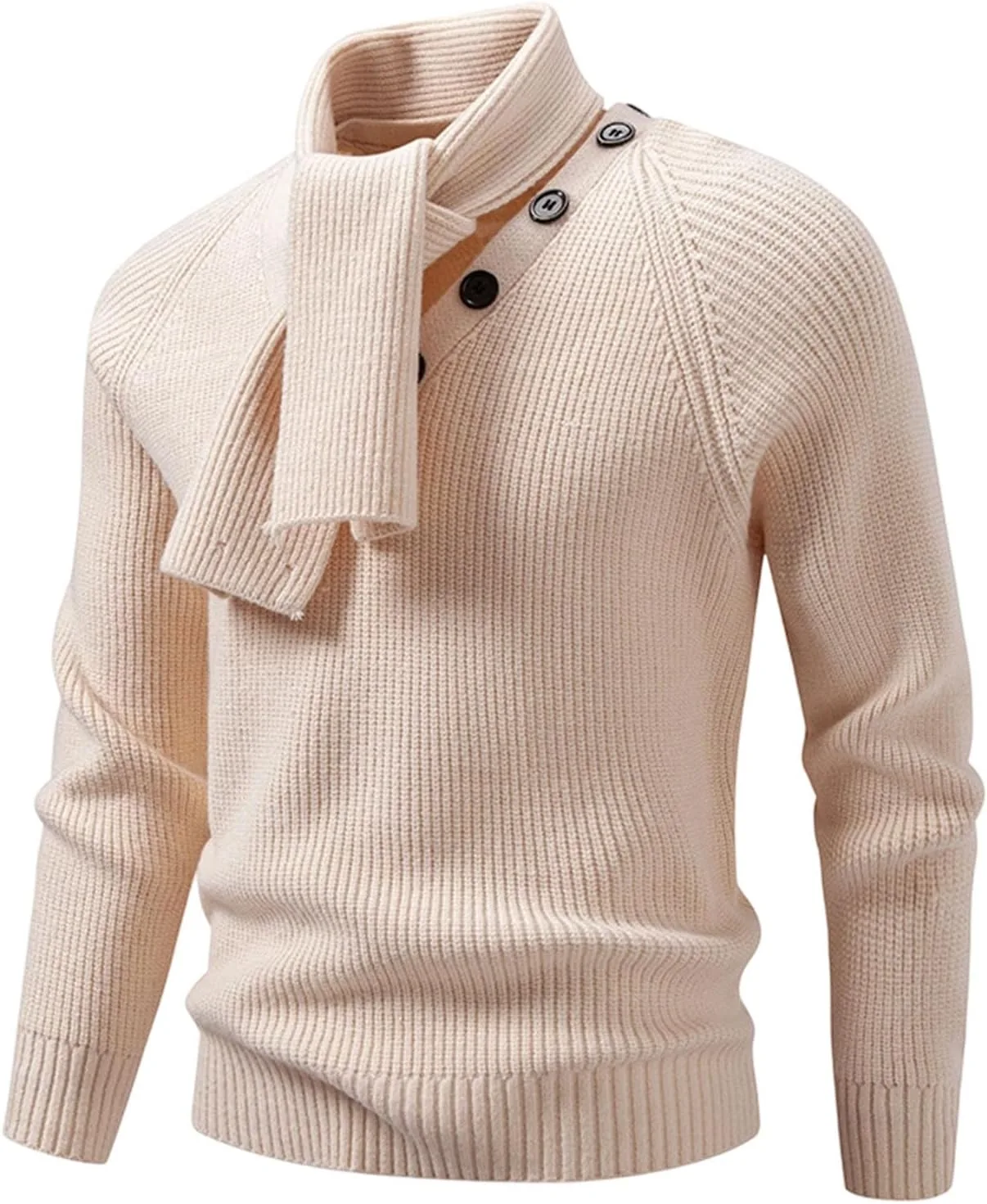 Мужской водолазка Slim Fit вязаный пуловер
Мужской водолазка Slim Fit вязаный пуловер