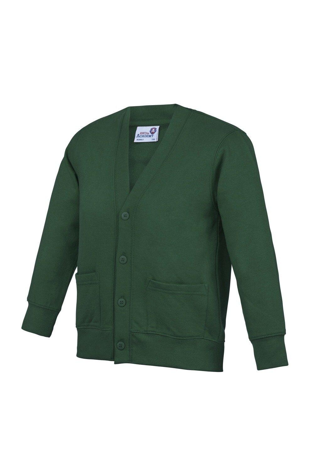 Школьный кардиган на пуговицах Academy AWDis, зеленый
Школьный кардиган на пуговицах Academy AWDis, зеленый