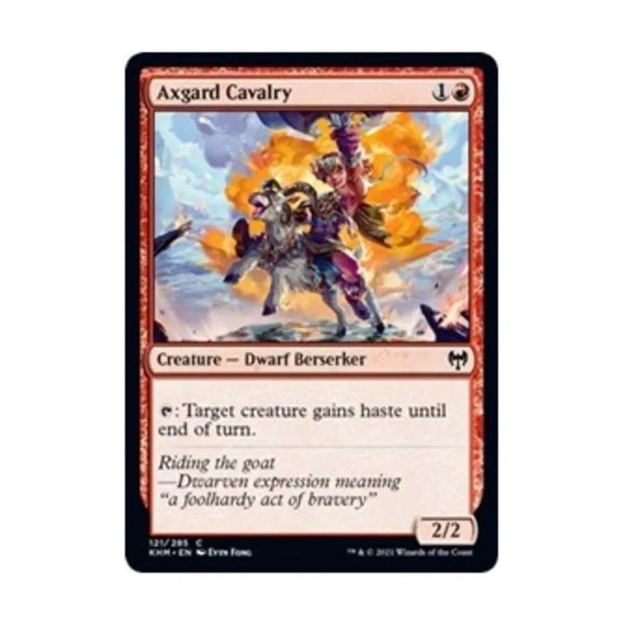 CCG Аксгардская кавалерия (К), MTG - Kaldheim
CCG Аксгардская кавалерия (К), MTG - Kaldheim