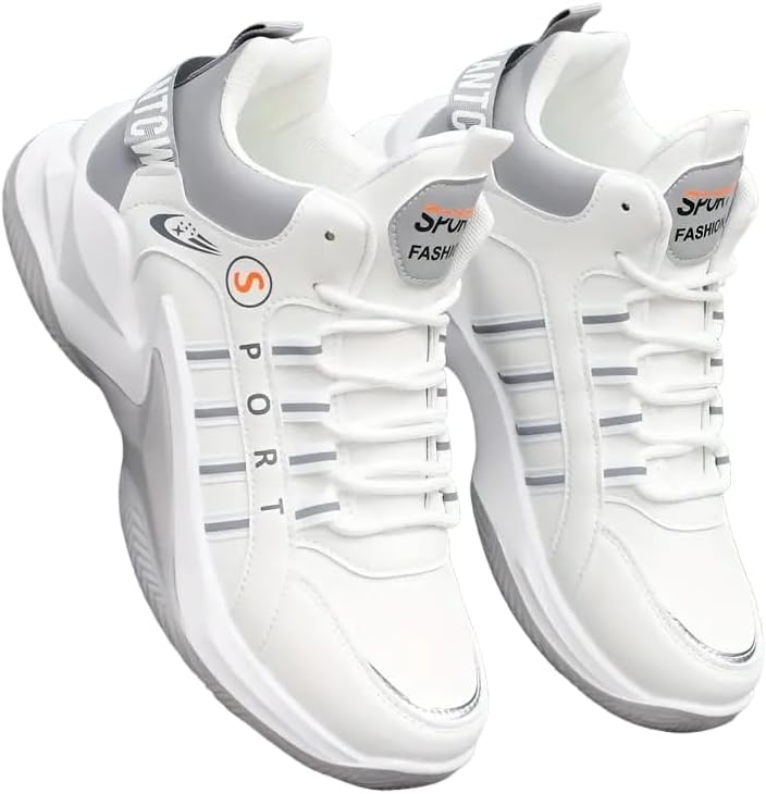 Мужские высокие кроссовки для баскетбола - стильная повседневная обувь на все сезоны с противоскользящей подошвой из EVA, легкие и удобные, с прочным дизайном Clolinde, белый/серый
Мужские высокие кроссовки для баскетбола - стильная повседневная обувь на все сезоны с противоскользящей подошвой из EVA, легкие и удобные, с прочным дизайном Clolinde, белый/серый