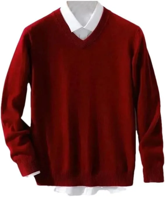 Мужской свитер Slim Fit V-образным вырезом
Мужской свитер Slim Fit V-образным вырезом