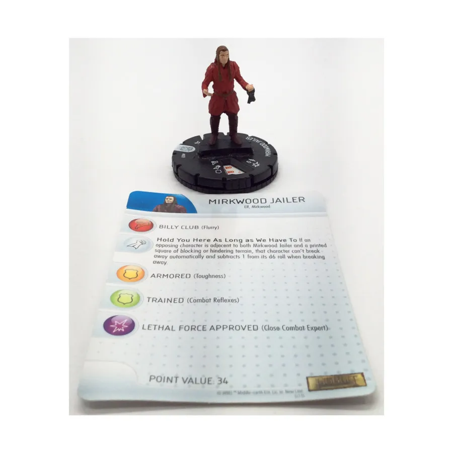 Тюремщик Лихолесья #003 (С), HeroClix - The Hobbit - The Desolation of Smaug - Singles
Тюремщик Лихолесья #003 (С), HeroClix - The Hobbit - The Desolation of Smaug - Singles