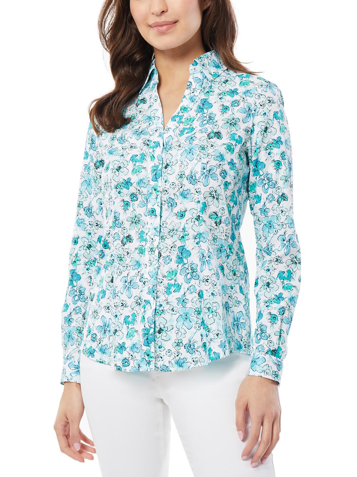 Женский топ с воротником из 100% хлопка на пуговицах Jones New York, цвет nyc white/blue grotto multi
Женский топ с воротником из 100% хлопка на пуговицах Jones New York, цвет nyc white/blue grotto multi