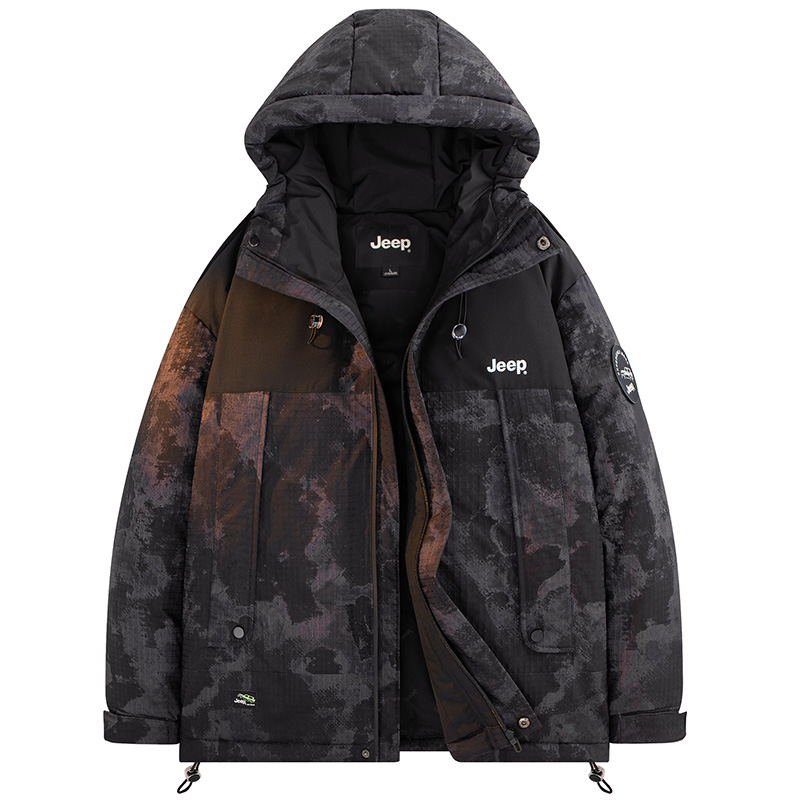 Jeep Унисекс пуховик, Camouflage Black
Jeep Унисекс пуховик, Camouflage Black