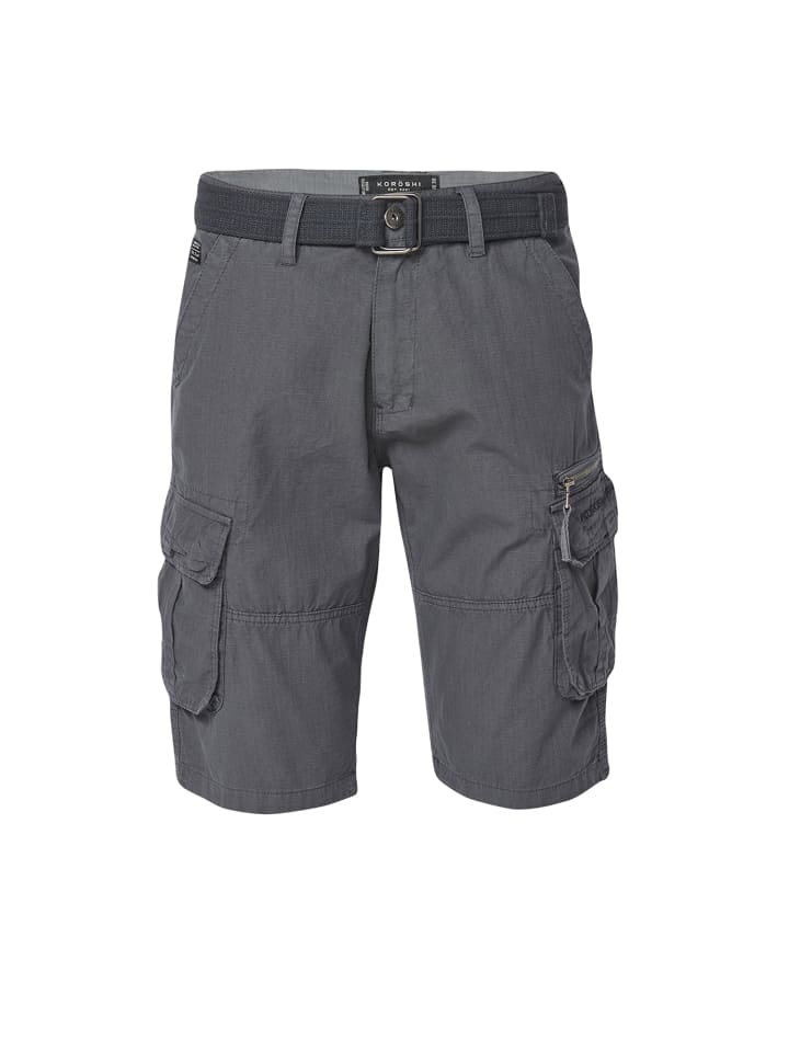 Тканевые шорты KOROSHI, серый 
Тканевые шорты KOROSHI, серый