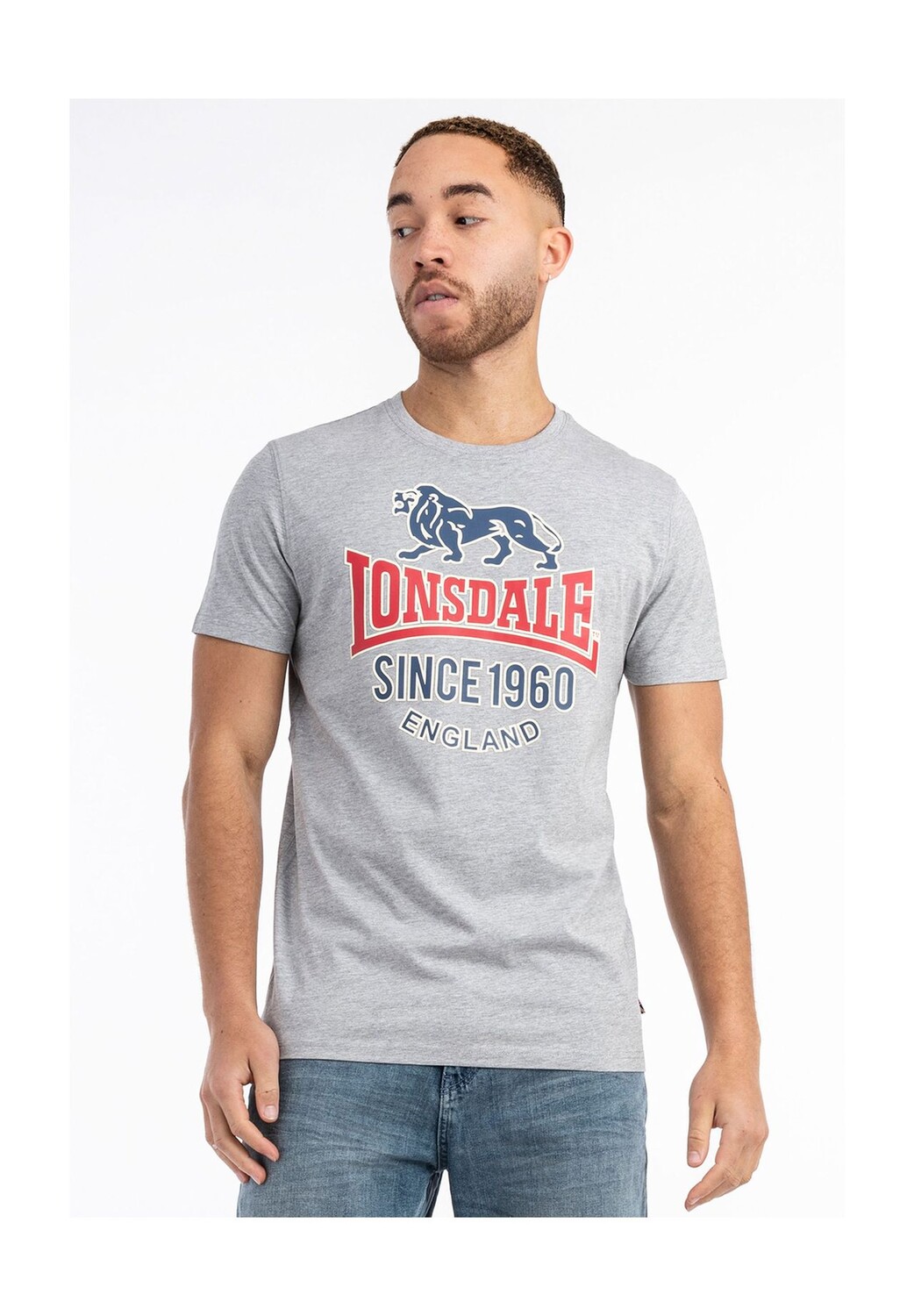 Мужская футболка обычного кроя GONFIRTH LONSDALE, цвет Marl Grey/navy/red
Мужская футболка обычного кроя GONFIRTH LONSDALE, цвет Marl Grey/navy/red