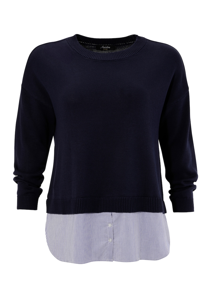 Свитер Aniston, темно-синий/опаловый
Свитер Aniston, темно-синий/опаловый