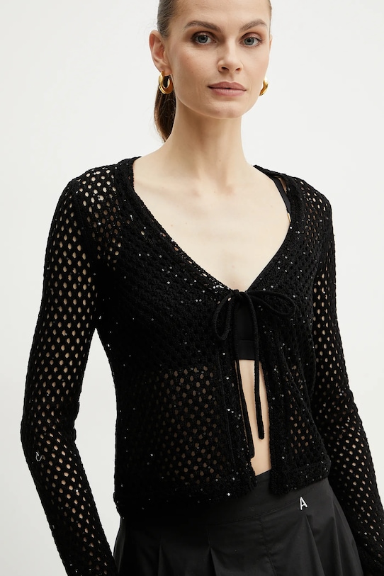 Хлопковый кардиган Emme Marella, черный
Хлопковый кардиган Emme Marella, черный