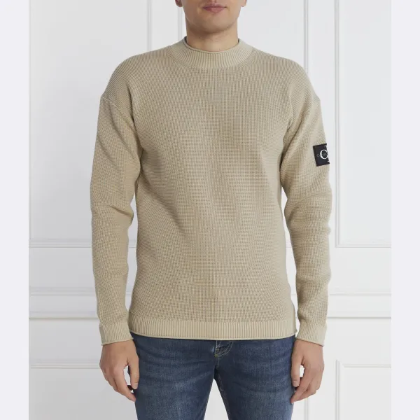 Джемпер мужской Calvin Klein с монограммой, бежевый
Джемпер мужской Calvin Klein с монограммой, бежевый